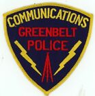 MARYLAND GREENBELT POLICE COMMUNICATIONS NICE PATCH SHERIFF