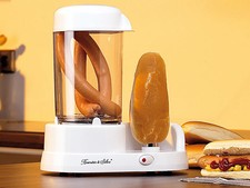 Macchina per HOT DOG fatto velocemente 350 Watt fino a 6 salsicce acciaio HotDog