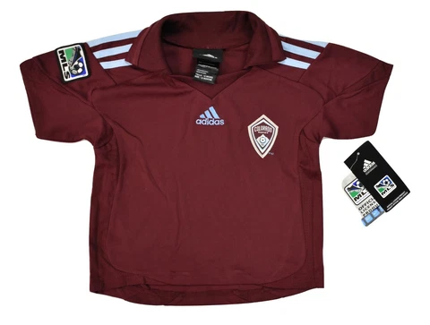 adidas MLS Infant Colorado Rapids Soccer Jersey NWT 12, 18, 24 Months Cover