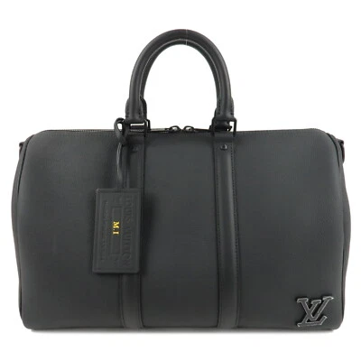 Auth Louis Vuitton Aerogram Keep All Bandouliere 40 Boston Bag M57088 Used F/S - Image 1 of 4