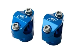 AS3 HANDLEBAR CLAMPS for HUSQVARNA TC TX FC FC 125 250 300 350 450 2016-2022 - Picture 1 of 3