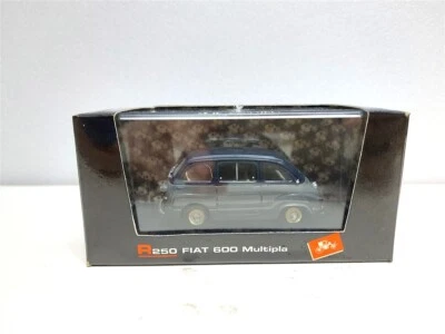 Fiat 600 Multipla 1° Serie blu / grigio del 1956 - 1/43 Brumm R250 - Immagine 1 di 2