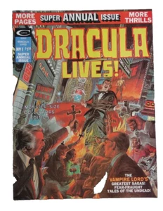 Dracula Lives! #1 1975 Super Annual Issue Curtis Magazine Rare!! - Picture 1 of 2