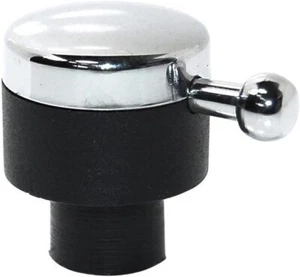 Hotplate Hob Control Knob Switch Black Chrome for Rangemaster Cooker Oven part - Picture 1 of 2