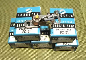 New 1952-1956 Ford, Lincoln, Mercury ignition point lot, 5 Boxes, USA! - Picture 1 of 3