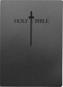 KJVER SWORD HOLY BIBLE LARGE PRINT-BLACK ULTRASOFT - Picture 1 of 1