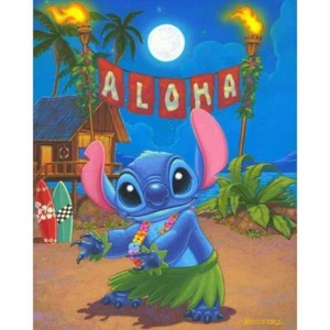 Disney Fine Art - Hula Stitch - Bild 1 von 3