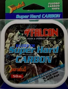FALCON FLUOROCARBON 100% SUPER HARD CARBON 50m - 5.450 Kgs - 0,218mm - Picture 1 of 1