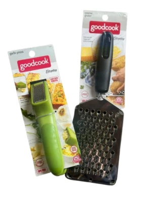Prensa de ajo Goodcook de acero inoxidable 10587 + rallador Handi Euroflex gratis Foto 1 de 4
