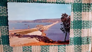 SCHÖNE POSTKARTE KAPUZE KANAL SCHWIMMENDE BRÜCKE KITSAP COUNTY WASHINGTON. - Bild 1 von 14