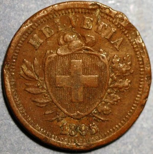 Switzerland Rappen 1895 KM# 3.1 - Picture 1 of 2