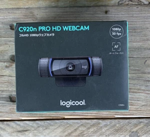 C920n Logicool Webcam Full HD 1080P Webcam Streaming Autofocus Stereo Microphone - Picture 1 of 10