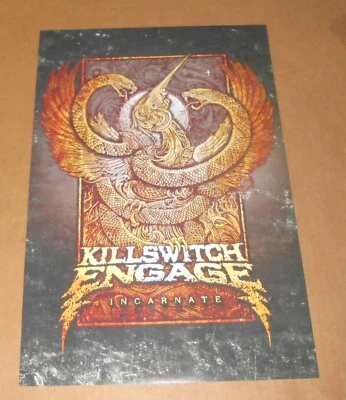 Killswitch Engage Incarnate Poster 2-Sided Original Promo 17x11 - Image 1 of 2