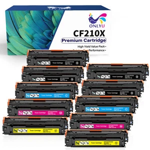 Lote de tóner CF210X 131X de alto rendimiento para HP HP LaserJet Pro 200 color M251nw M276nw - Imagen 1 de 12