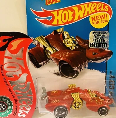 KNIGHT DRAGGIN (rojo) 2014 Hot Wheels HW CITY 1/500 🔥¡Sellado de fábrica! Foto 1 de 2