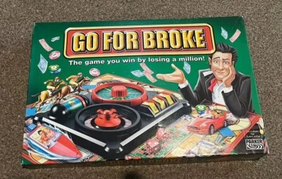 Go For Broke - Board Game - Vintage Hasbro Parker 2004 - VGC -  - Image 1 of 4