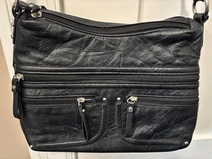 Original Stone & Co Tasche schwarz Leder - Bild 1 von 9
