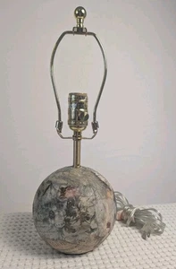 Kate Spade Collage Lamp Upcycled Art Cottage Chic Sphere Globe - Picture 1 of 8