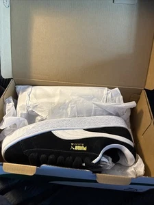 Size 9.5 - PUMA Pleasures x Suede XL Black Frosted Ivory - Picture 1 of 5