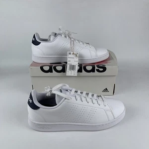Adidas Advantage Tennisschuhe Herren 9 Weiß Leder Schnürer GZ5299 - Bild 1 von 11