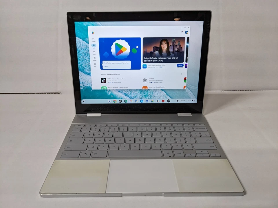 Google Pixelbook Certificado de Autenticidad 12.3" Core i7-7Y75 1.3GHz 16GB DDR3 512GB SSD ChromeOS Foto 1 de 4