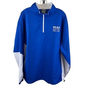 Knights Apparel Kentucky Wildcats UK Big Blue Nation 1/4 Zip Pullover Jacket XL - Picture 1 of 5