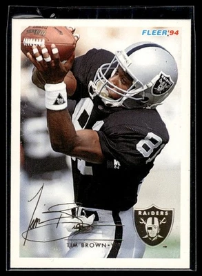 1994 Fleer Tim Brown Los Angeles Raiders #232 - Image 1 of 2