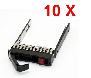 Lot of 10 HP 500223-001 2.5" Drive Bay Caddies Trays 371589-001 w/ Screws - Afbeelding 1 van 1