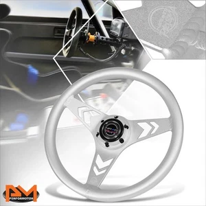 Volante de carreras NRG RST-070-SL 330 mm 1" plato aluminio plata con botón de bocina - Imagen 1 de 7