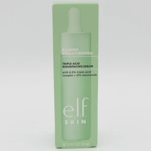 E.L.F. Skin Blemish Breakthrough Triple-Acid Resurfacing Serum 0.94 oz ELF - Picture 1 of 5