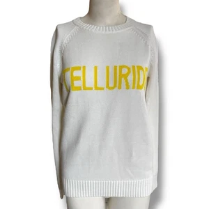 Maglione pullover girocollo Ellsworth & Ivey Telluride nuovo con etichette taglia small - Foto 1 di 10