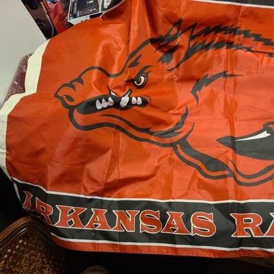 Arkansas Razorbacks Large Outdoor Flag - Image 1 of 4