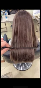 Pelucas frontales de encaje completo 100 % cabello humano resaltado marrón ceniza recto con resaltado gris - Imagen 1 de 6