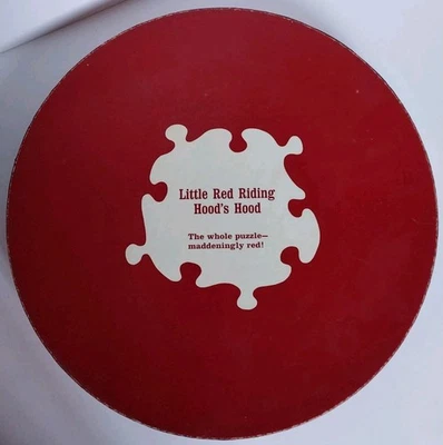 1970 Springbok Little Red Riding Hood’s Hood Puzzle Circular Complete - Image 1 of 4