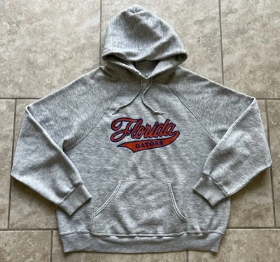 VTG 80’s 90’s University Of Florida Gators Hoodie Sweatshirt XL Triblend Gray - Image 1 of 4