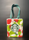 Starbucks Christmas Ornament Ceramic APPLE Tote Bag Gift Card Holder 2020