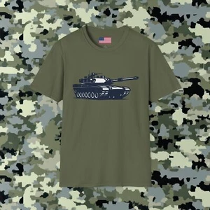 Military Abrahms Tank T-Shirt, Army Tank Tee, Militärfahrzeug Shirt - Bild 1 von 16