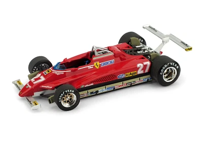 1:43 BRUMM  Ferrari 126C2 turbo - G.P. USA - 3º Gilles Villeneuve #27 - Immagine 1 di 2