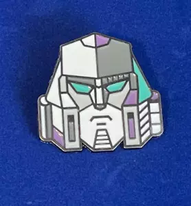 Transformers Megatron Head Logo Decepticon Enamel Pin - Picture 1 of 2