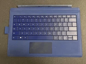 Microsoft Type Cover Keyboard Model 1644 for Surface Pro 3 4 FOLIO Blue - Picture 1 of 3