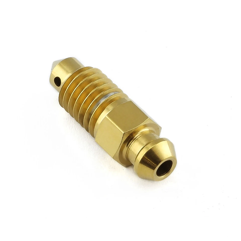 Pezón de purga de oro inoxidable para Honda CBR 1000 F 1987-2000 Foto 1 de 1