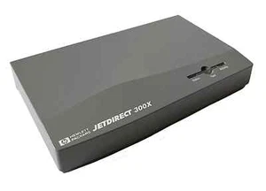 HP Jetdirect 300x Printserver - RJ45 und 25pol parallel Anschluss für Drucker - Bild 1 von 3
