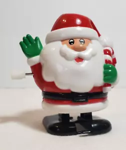 Vintage Fun World Plastic Wind Up Walking Toy Santa Claus Works! - Picture 1 of 8