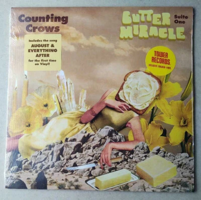 Counting Crows Tower Records melted Butter Miracle Suite One color vinyl August - Image 1 of 3