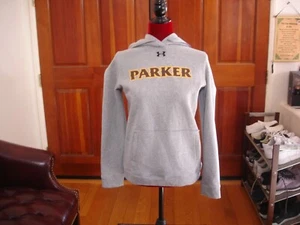 UNDER ARMOUR Women's NWT Size Small Gray Hoodie w/ Stitched "Parker" Lettering - Picture 1 of 8