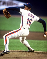 1984 DWIGHT GOODEN New York Mets BASEBALL ACTION Glossy Photo 8x10 PICTURE WOW!!
