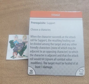 =Tarjeta de hazaña HeroClix DC ORIGIN Triage F005 = - Imagen 1 de 1