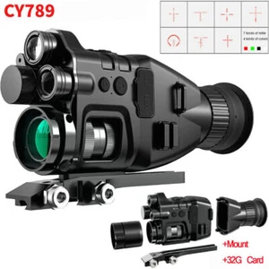 CY789 1080P Infrared Night Vision Scope Digital Night Vision Monocular Zoom UK - Picture 1 of 14