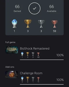 Bioshock Platinum Trophy Service PS4 100% LEGIT + DLC - Picture 1 of 1