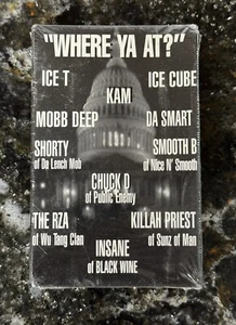 Where Ya At? 90s Hip Hop Cassette Tape Ice Cube Ice T Kam Chuck D Insane The Rza - Picture 1 of 5